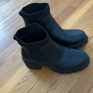 Faux-Leather Madden Girl Chelsea Boots for Women
